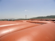 紅泥軟體沼氣池